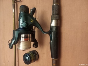 Lanseta carbon Cool Angel Pronto 2,7m, mulineta Rainbow 6 rulmenti - imagine 5