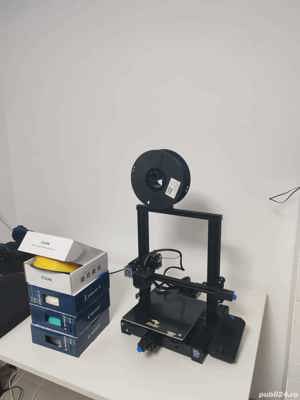 Imprimanta 3D Creality ENDER-3 V2 + 4 role filament desigilate