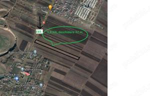 teren Posta Calnau 1.8 ha, deschidere 32 m, apa, cablu, electricitate, 10 EUR mp - imagine 2