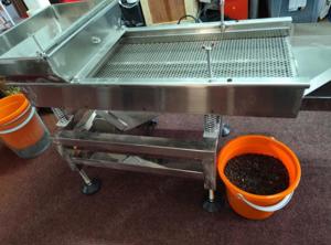 Selector seminte de floarea soarelui la comanda inox 220V