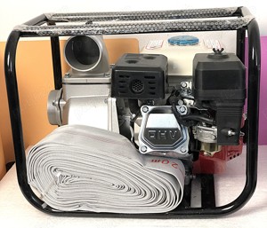 Motopompa 3" + 20m furtun, motor 6.5CP, debit 1000L min   Putere maxima!