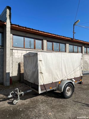 vand remorca auto cu sistem de franare -pitesti arges  - imagine 3