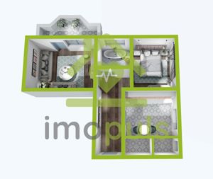  Vedere pe 2 parti. Mobilat si utilat. Ocupabil imediat. ✨ - imagine 17