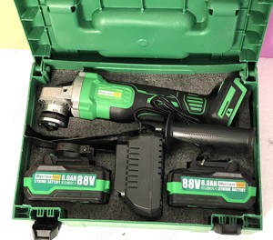 Flex unghiular pe baterii 88V, 6.0Ah, disc 125mm   Putere si Mobilitate!