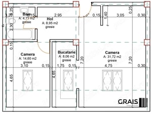 Mansarda la etajul 3 | 2 camere | BRAYTIM - MUSICESCU | Bloc Nou | 68 mpu - imagine 10