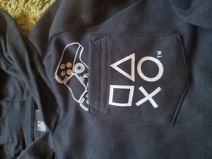 Hanorac negru cu PlayStation 12 ani   152 cm  - imagine 2