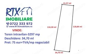 Teren intra 3297 mp Str. Regele Ferdinand pretabil cartier rezidential - imagine 1