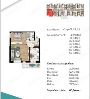 Mutare Decembrie 2025 - 2 Camere - Metrou Berceni