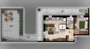 penthouse 4 camere spatios lux langa metrou si parc titan fara comisioane - imagine 4