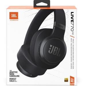 Casti JBL Live 770NC, Bluetooth, Over-ear, Microfon, Noise Cancelling, negru