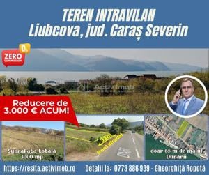 Teren Intravilan langa Dunare!  Disponibil la 15 Euro mp