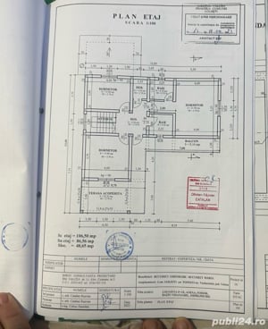 Vand urgent 1900mp  teren intravilan+ casa în constructie cu materiale de constructie - imagine 6