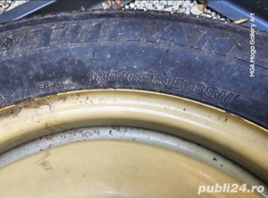 Roata rezerva Honda Hyundai Toyota  R15 65 185  - imagine 2