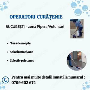 Operatori Curatenie Bucuresti - centru comercial-tură de noapte