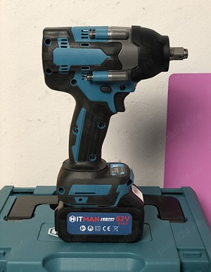 Cheie de impact Hitman 62V, 1250Nm   Putere maxima