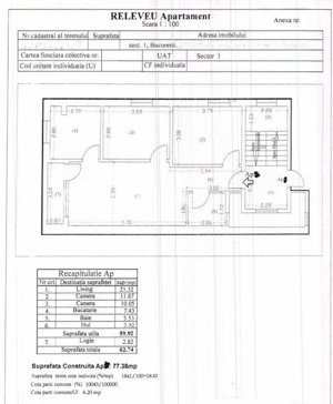 Apartament 3 camere 63MP | Bucurestii Noi | Mobilat | Utilat | - imagine 2