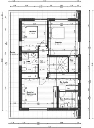 Casa individuala, la rosu,  135 mp utili, 400 mp teren, in Voronet - imagine 14