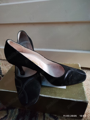 Pantofi piele guban  - imagine 2