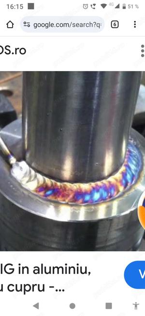 Sudor Profesionist MIG-MAG, TIG , Electric SUDĂM în Fier, INOX , ALUMINIU ,Cupru ,Fontă  - imagine 5