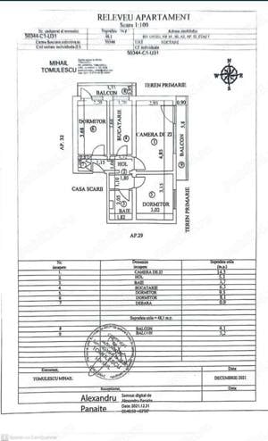 3 camere  et 7 8 bulev Unirii scoala 10  in stadiu demolat pentru renovari dar cu inst electrice noi - imagine 2