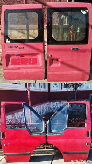 Usa/Usi față/spate Ford Transit pentru modelul 2000-2006 culoare roșie