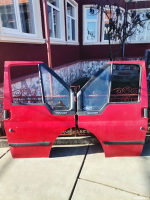 Usa/Usi față/spate Ford Transit pentru modelul 2000-2006 culoare roșie - imagine 4