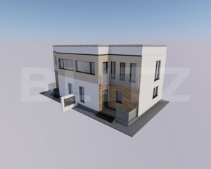 Duplex modern, 2 camere, 110 mp utili, 220 mp, teren, zona Burdujeni