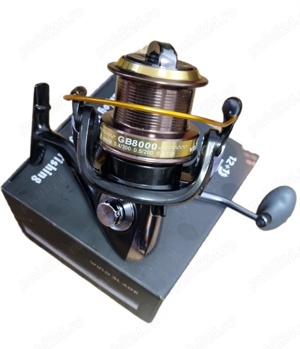 Set Pescuit Crap,4 Lansete 3,90m, 4 Mulinete GB 8000, Rod Pod Echipat - imagine 3