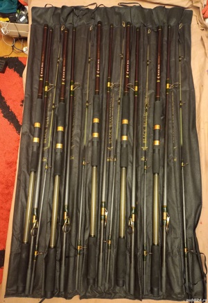 Lanseta carbon Cormoran Black Bull 3,6m, 3 sectiuni, actiune 150g