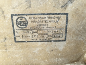 osciloscop auto vintage Elkon S108A - imagine 5