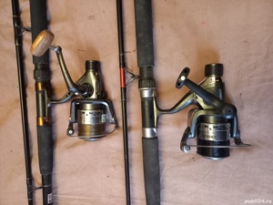 ***Lanseta carbon 2,7m, actiune 80g mulineta 6000, 9 rulmenti  - imagine 5