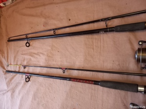 ***Lanseta carbon 2,7m, actiune 80g mulineta 6000, 9 rulmenti  - imagine 3