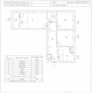 Apartament 3 camere Mihai Bravu, langa metrou si STB - imagine 13