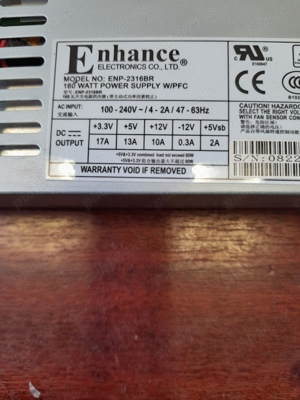 Sursa  ATX ENP-2316BR  dimensiuni 40 x 81.5 x1 50mm