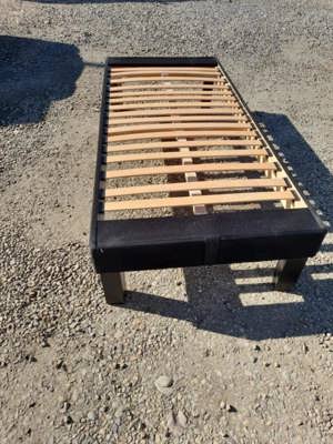 Vand pat de 90x200cm, cu somiera, saltea, plapuma, set complet, cu de toate, la Oradea, 650 Ron - imagine 3