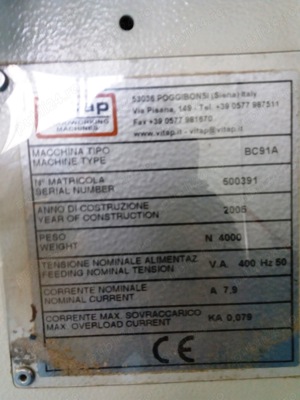 Masina de aplicat cant manuala  Vitap BC91A - imagine 4