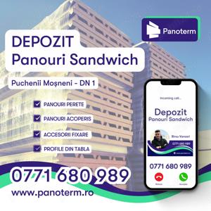 Panouri Sandwich - Transport GRATIS pentru minim 100 mp - Depozit Panoterm