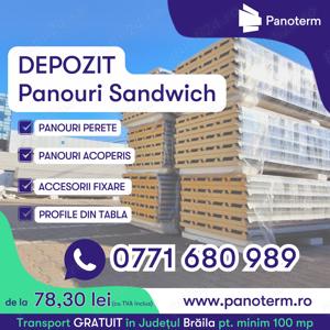 Panouri Sandwich - Transport GRATIS pentru minim 100 mp - Depozit Panoterm - imagine 3