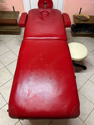 Masă masaj, folosită, toate accesoriile, include scaun
