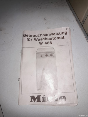 mașină de spălat rufe marca miele  - imagine 3