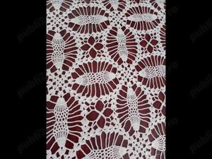 Fata de masa bumbac satinat cu intersectii dantela - imagine 5