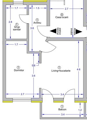 Giroc-Neptun | 2-3 Camere | Centrala proprie | Loc de parcare - imagine 15