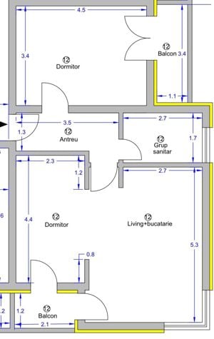 Giroc-Neptun | 2-3 Camere | Centrala proprie | Loc de parcare - imagine 15