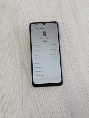 SAMSUNG A32 5G A326 memorie 64GB 4gb + Folie + Husa + Cablu 48 Megapixeli Acumulator 5000 mAh 6.5" D - imagine 4