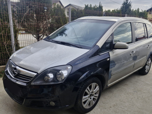 Capota Opel Zafira B - Argintiu, aripa stanga/dreapta neagra - imagine 2