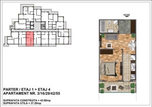 Apartamente noi finisate, 2-3 camere, 30-90 mp, zona Nord-Ansamblu Rezidential   - imagine 2