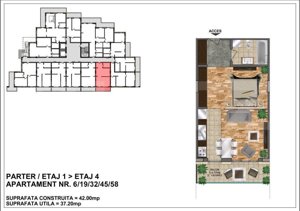 Apartamente noi finisate, 2-3 camere, 30-90 mp, zona Nord-Ansamblu Rezidential   - imagine 17