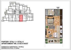 Apartamente noi finisate, 2-3 camere, 30-90 mp, zona Nord-Ansamblu Rezidential   - imagine 18