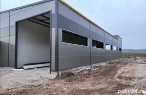 vând hală metalică de pe stoc 
