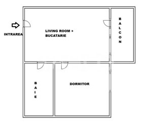 Apartament intabulat de vanzare 2 camere etaj 1 Arhitectilor - imagine 2